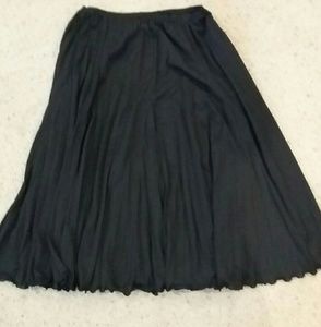 Cato gored pleated skirt